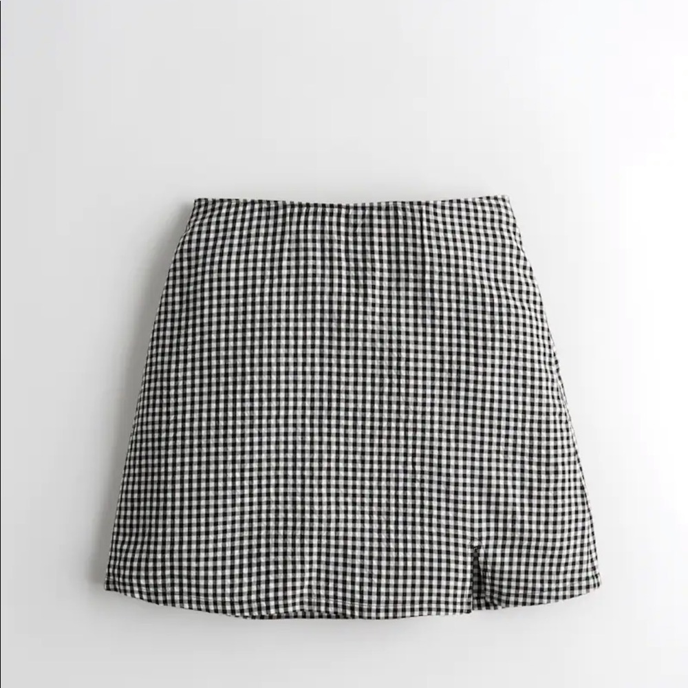 NWT Hollister Ultra High-Rise Gingham Mini Skirt